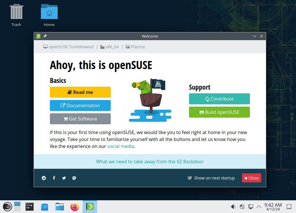 openSUSE Desktop